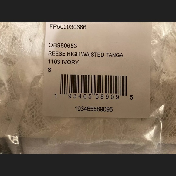 Free People Ivory Reese High Waisted Tanga Panties - Picture 7 of 8